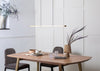 Linear LED Pendant Light Bronze
