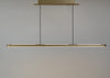 Linear LED Pendant Light Bronze