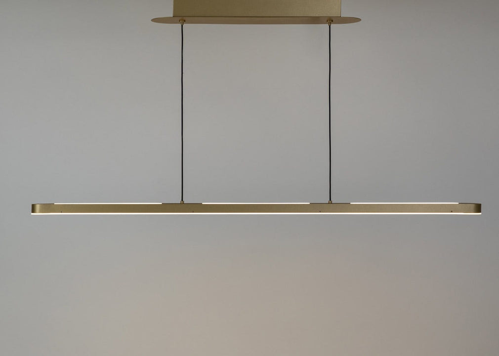 Linear LED Pendant Light Bronze