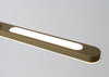 Linear LED Pendant Light Bronze