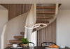 Ribbon LED Ceiling Light Gold