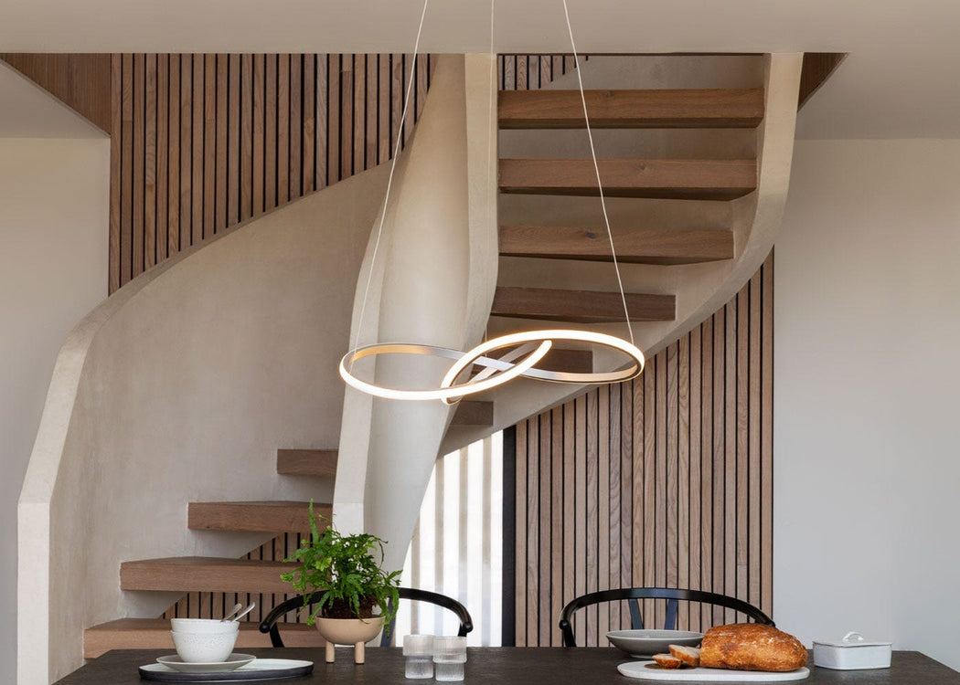 Ribbon LED Ceiling Light Gold