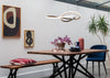 Ribbon LED Ceiling Light Gold