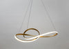 Ribbon LED Ceiling Light Gold