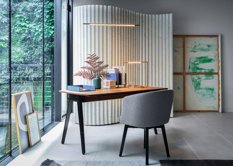Saber LED Long Pendant Light Gold