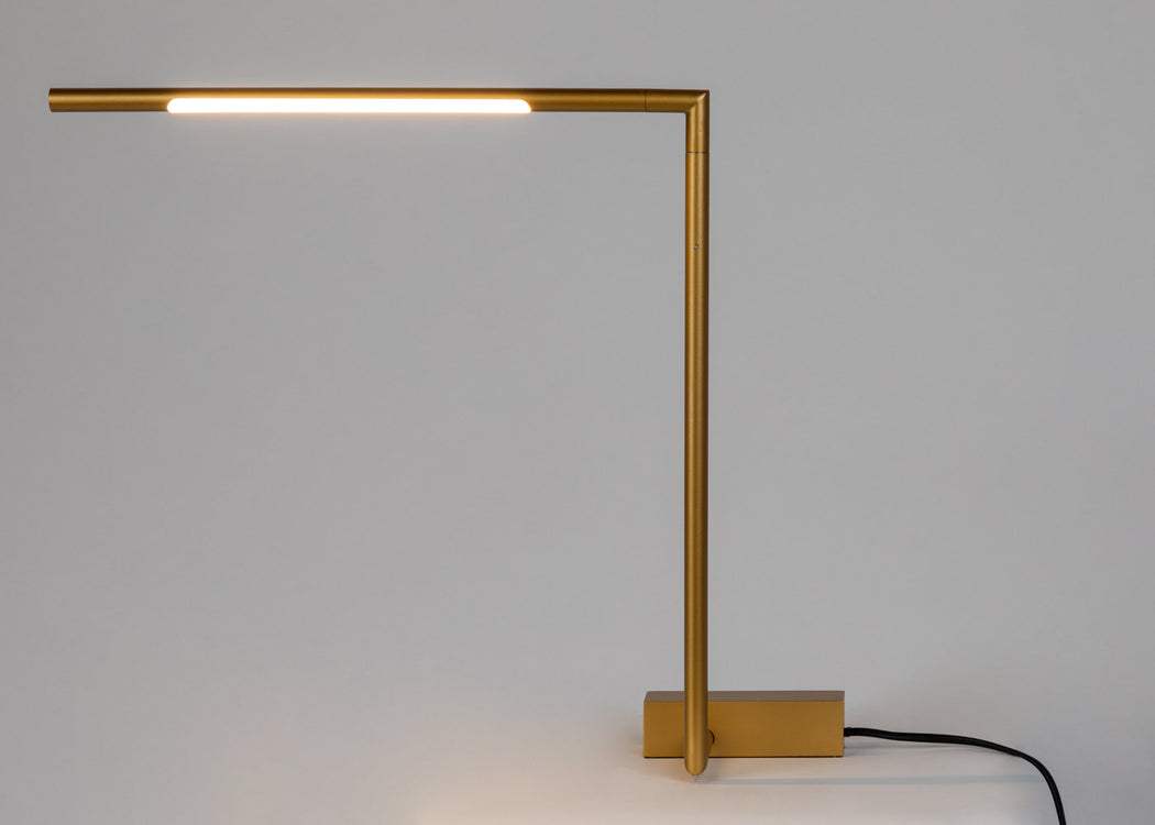 Saber LED Desk Lamp Gold