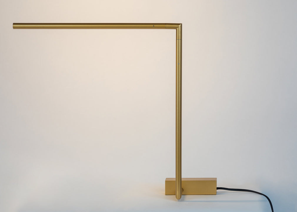 Saber LED Desk Lamp Gold