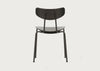 Moca Dining Chair Dark Oak / Chrome