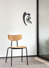 Moca Dining Chair Dark Oak / Chrome