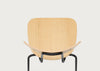 Moca Dining Chair Dark Oak / Chrome