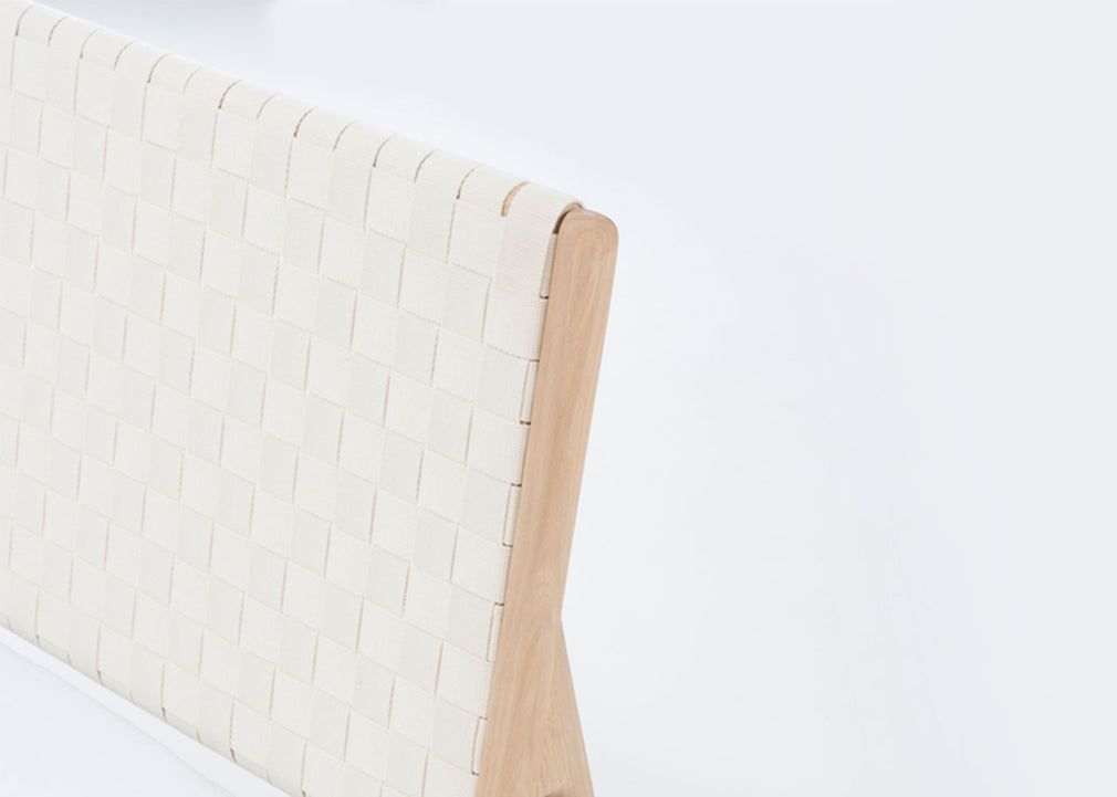 Fawn Bed White Webbing King