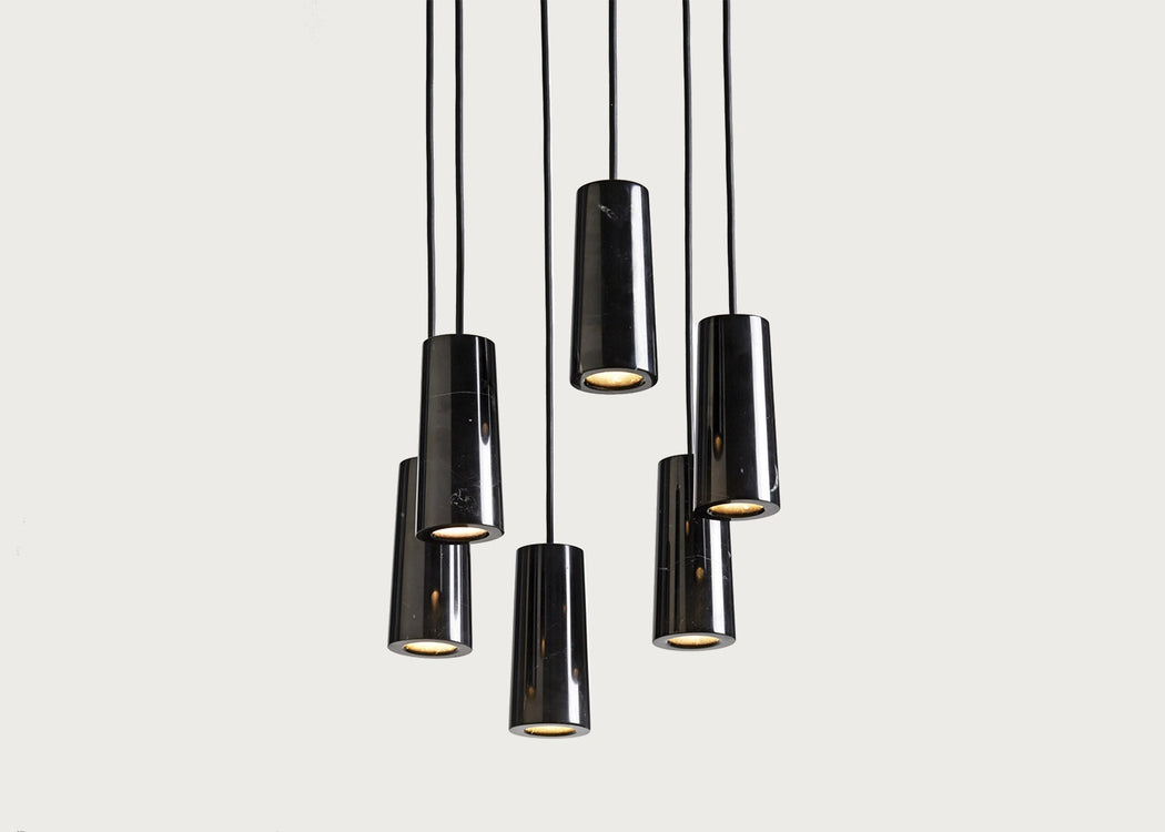 Core Pendant Light Single Pendant / Carrara Marble White