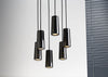 Core Six Pendant Light Cluster Six Pandant Cluster / Carrara Marble White
