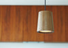 Solid Pendant Light Cone Black Stained Oak