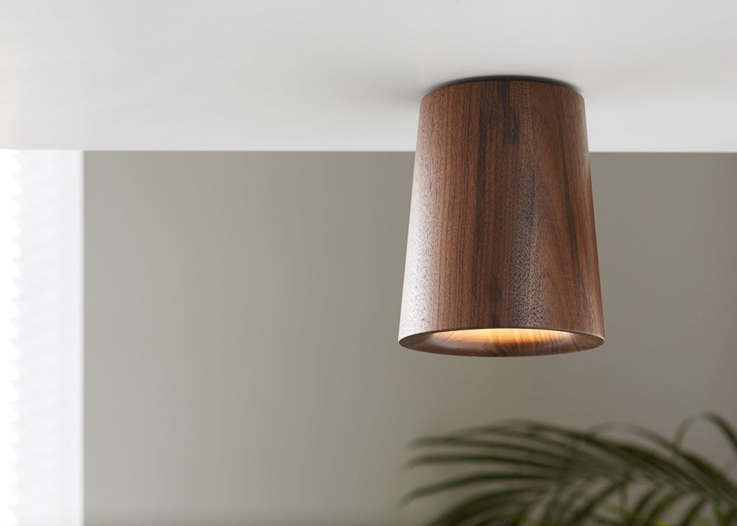 Solid Downlight Cone Black Stained Oak