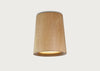 Solid Downlight Cone Black Stained Oak