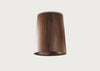 Solid Downlight Cone Black Stained Oak