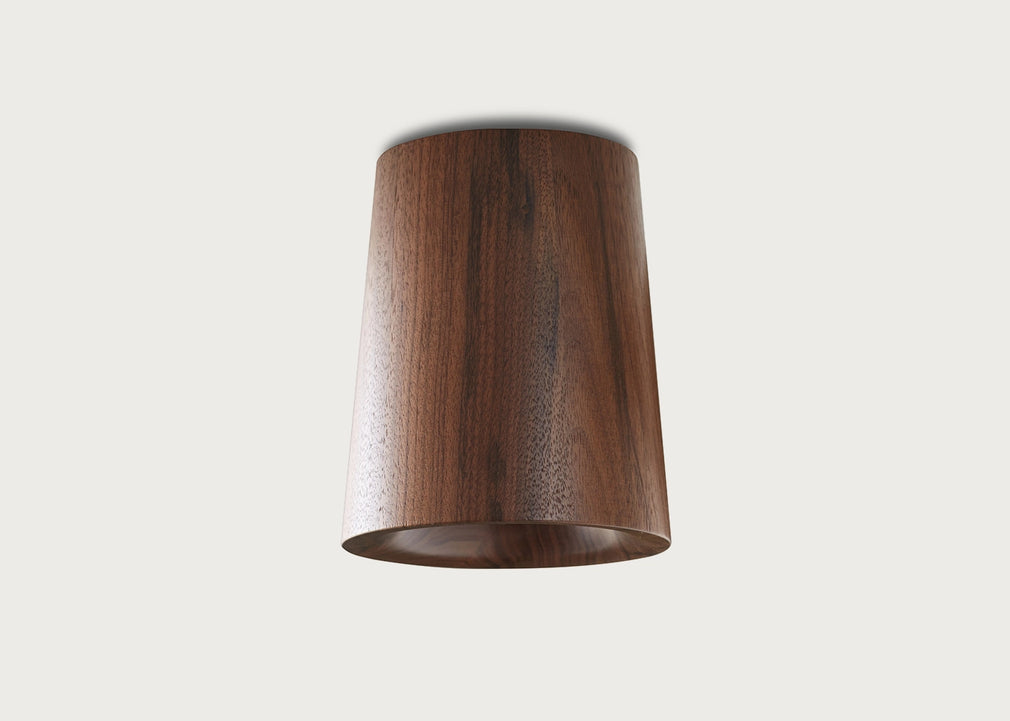 Solid Downlight Cone Black Stained Oak