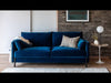 Tortona Footstool Broad Weave Pebble