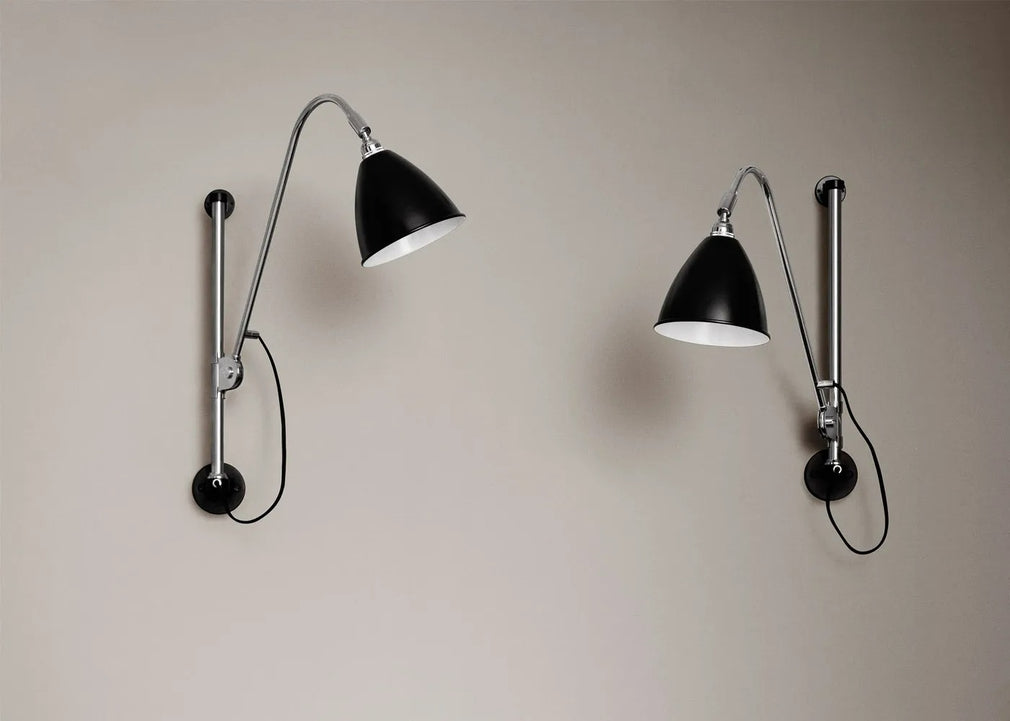 Bestlite BL5 Wall Light Chrome Base Black