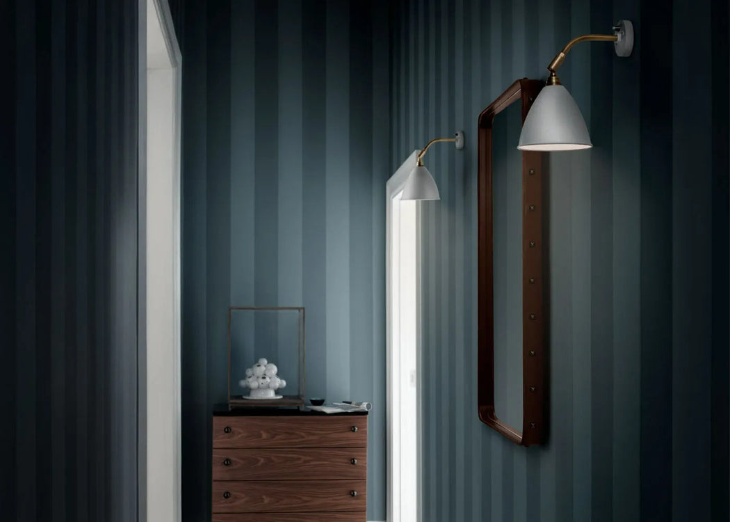 Bestlite BL7 Wall Light Brass Base Bone China