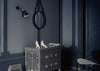 Bestlite BL7 Wall Light Chrome Base Black