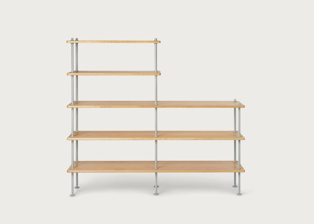 BM0253 Shelving System Configuration 2 Grey