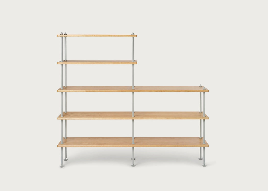 BM0253 Shelving System Configuration 2 Grey
