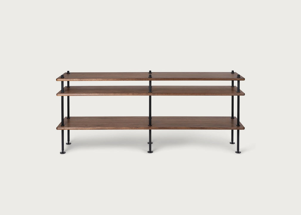 BM0253 Shelving System Configuration 4 Oiled Walnut