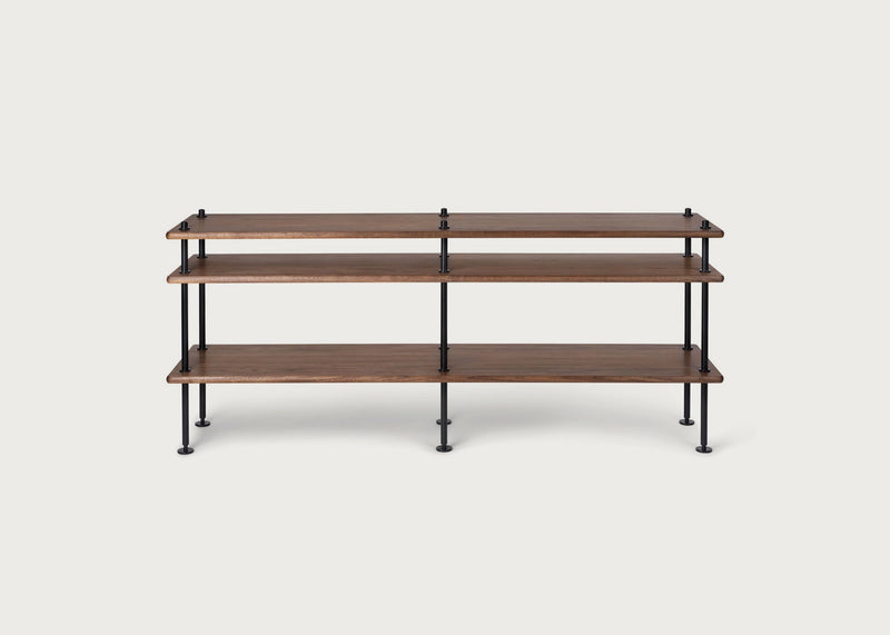 BM0253 Shelving System Configuration 4 Oiled Walnut