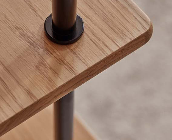 BM0253 Shelving System Configuration 4 Oiled Walnut