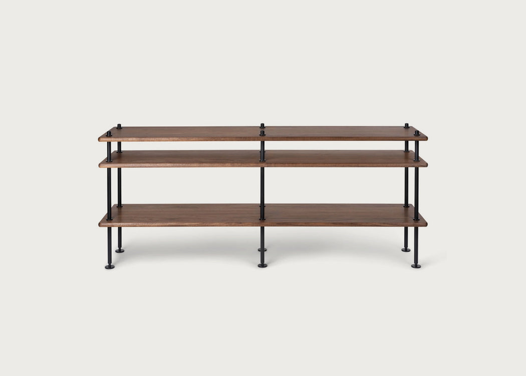 BM0253 Shelving System Configuration 4 Oiled Walnut