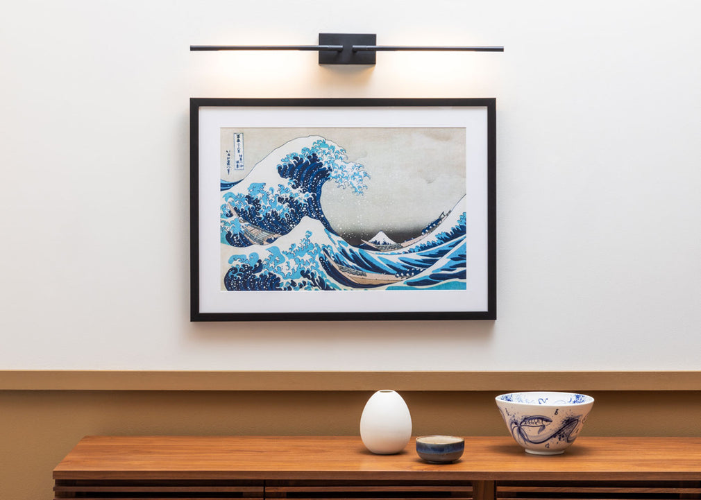 Saber LED Wall Light Black