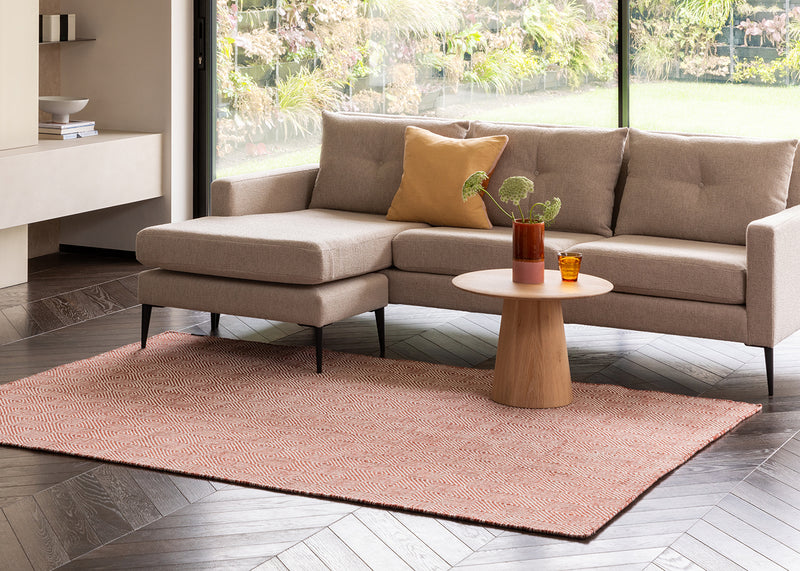 Romilly Recycled Rug Terracotta 120cm x 180cm