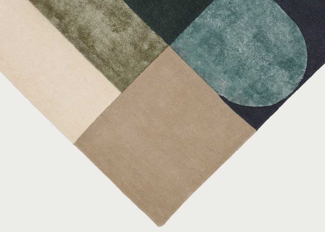 Vilia Rug Green 140cm x 200cm