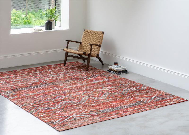 Kilim Rug Fez Red 170cm x 240cm
