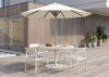 Eos Outdoor Round Dining Table White