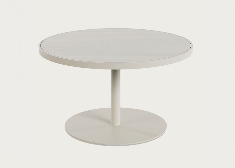 Eos Outdoor Round Dining Table White