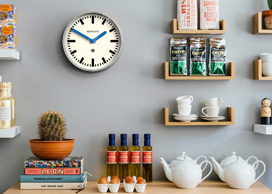 Luggage Wall Clock Red