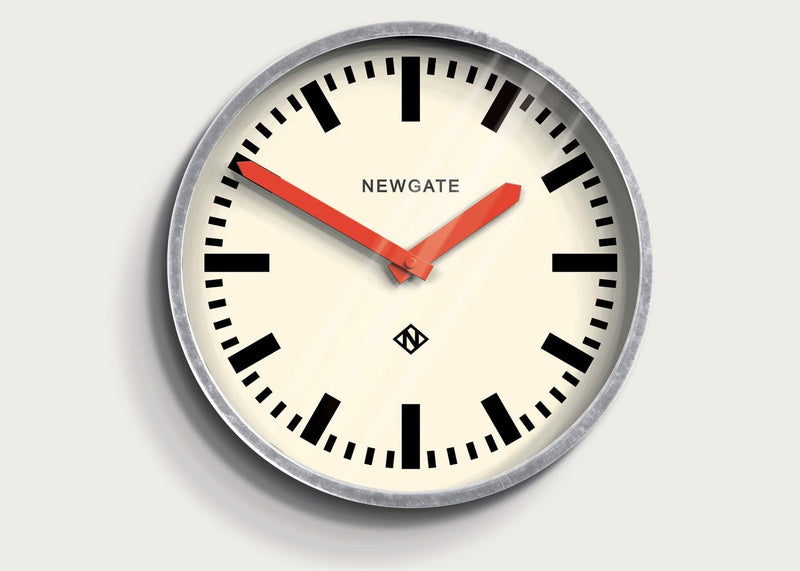 Luggage Wall Clock Red