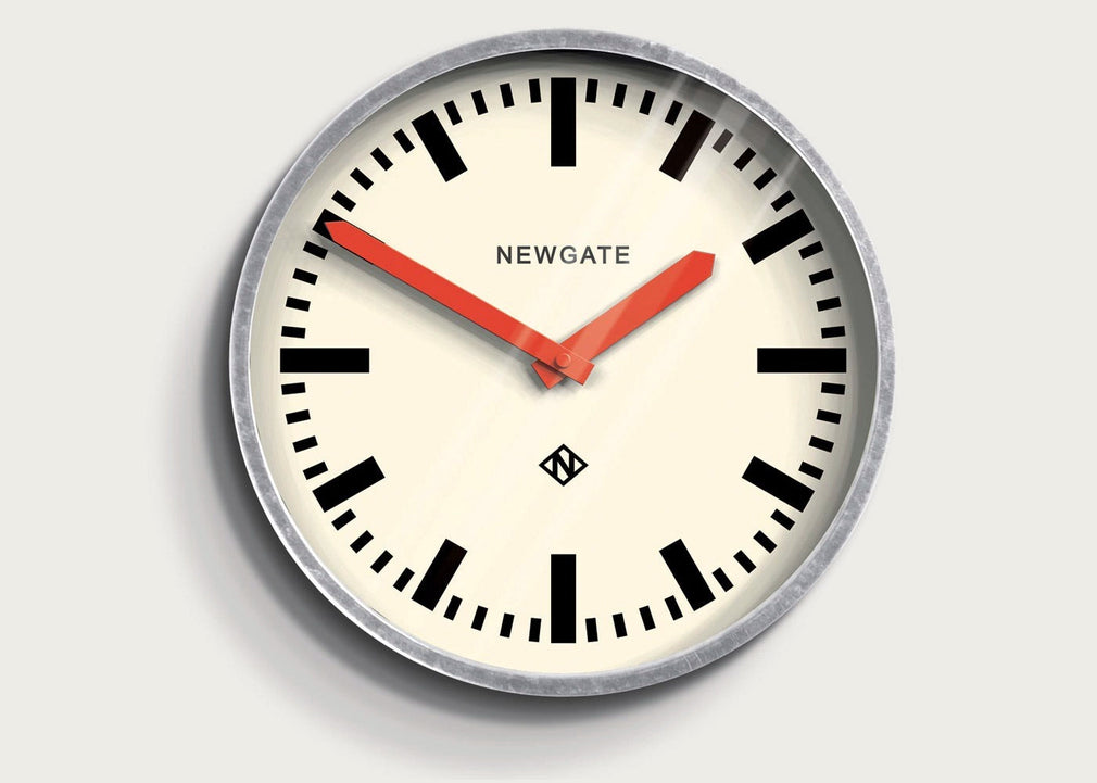 Luggage Wall Clock Red