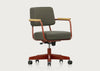 Fauteuil Direction Pivotant Office Chair Twill 08 Pearl & Deep Black Base