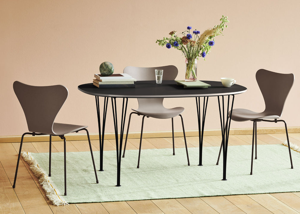 Series 7 Chair Clear Lacquered Veneer Oak / Chrome