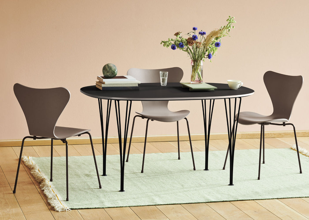 Series 7 Chair Clear Lacquered Veneer Oak / Chrome