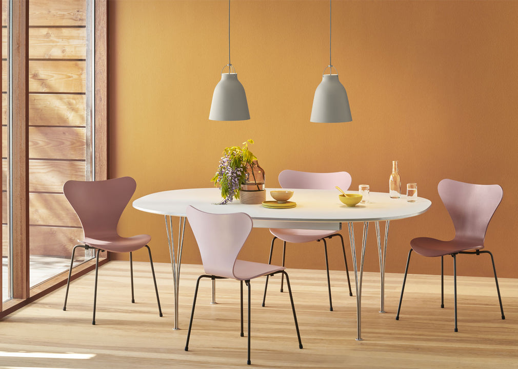 Series 7 Chair Clear Lacquered Veneer Oak / Chrome