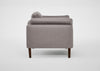 Sonno Armchair Daino Leather Elephant / Natural