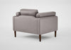 Sonno Armchair Daino Leather Elephant / Natural