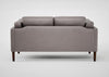 Sonno 2 Seater Sofa Daino Leather Elephant / Natural