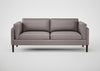 Sonno 3 Seater Sofa Daino Leather Elephant / Natural