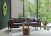Sonno 4 Seater Sofa Heritage Leather Chestnut 2064 / Walnut